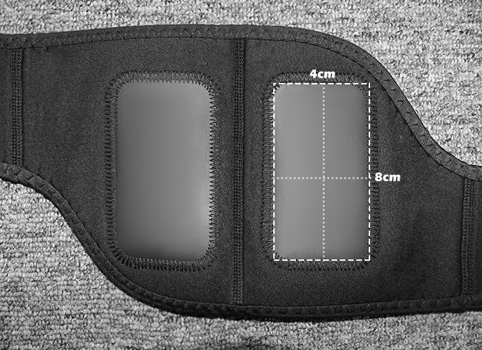 Extra large massage area
Efficient exercise